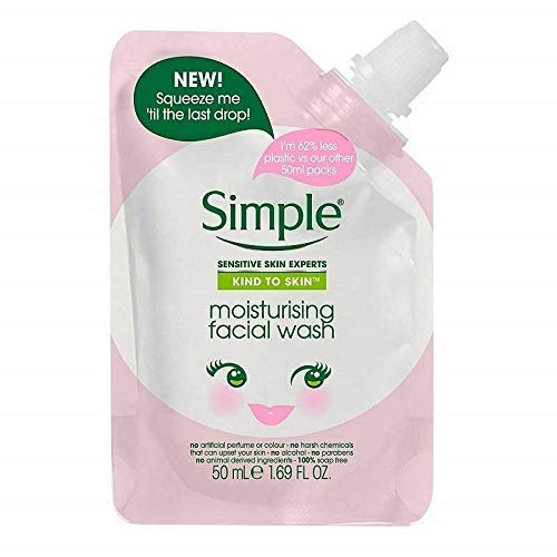 Simple Kind To Skin Moisturizing Facial Wash Squeeze Me Pouch (Travel Size) Beauty & Personal Care Simple