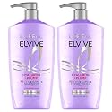 L'Oreal Paris Elvive Hyaluron Plump Shampoo and Conditioner Set for Dehydrated, Dry Hair with Hyaluronic Acid Care Complex, 1 Kit (2 Products) Beauty & Personal Care L'Oreal Paris