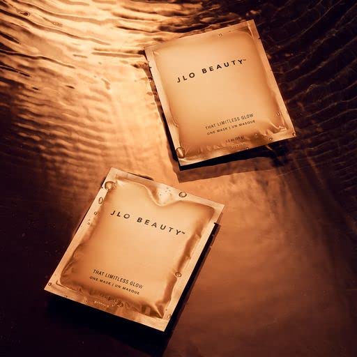 JLO BEAUTY Hydrating Sheet Face Mask, 2-Piece Facial Masks with Glow Serum, Helps Brighten, Smooth & Refresh Skin, Moisturizing Self Care Skincare Beauty & Personal Care JLO BEAUTY