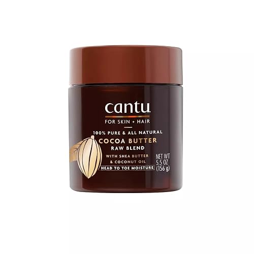Cantu Skin Therapy Hydrating Raw Blends Body Butter, Cocoa Butter, Shea Butter And Coconut Oil, 5.5 Ounce Beauty & Personal Care Cantu