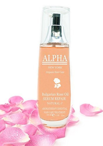 Bulgarian Rose Oil Serum organic Hair Care By Alpha New York 100 ml. / 3.38 fl.oz. Beauty & Personal Care ALPHA NEW YORK