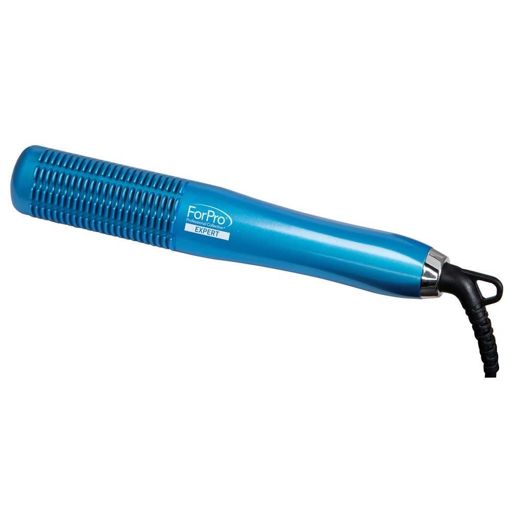 ForPro Professional Collection Expert Salon Hair Straightener Brush, Ultra-Fast Nano Ceramic Heater with 3D Heating Teeth, 3 Heat Settings, Auto-Off Beauty & Personal Care ForPro Professional Collection