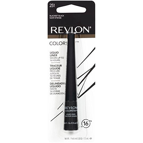 Revlon ColorStay Liquid Eyeliner, Blackest Black Beauty & Personal Care REVLON