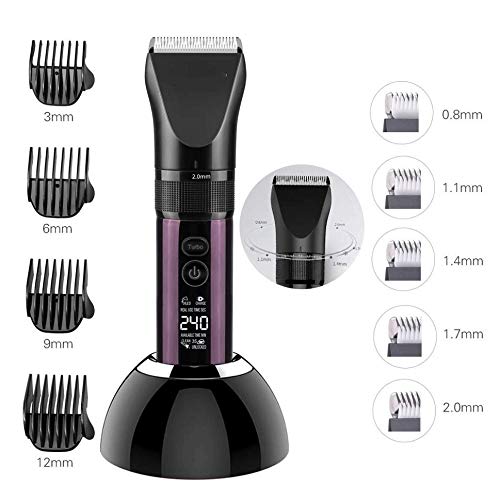 ZUIAI Electric Hair Trimmer Clipper Men Professional Digital Beard Trimer Body Face Hair Clippers Adult Cordless Hair Cutting Machine Beauty and Personal Care ZUIAI