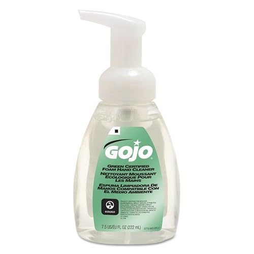 Green Certified Foam Hand Cleaner, Fragrance-Free, Clear, 7.5 oz Pump Bottle Beauty & Personal Care GOJO