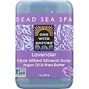 One With Nature Dead Sea Mineral Soap, Lavender, 7-Ounces (Pack of 6) Beauty & Personal Care One With Nature