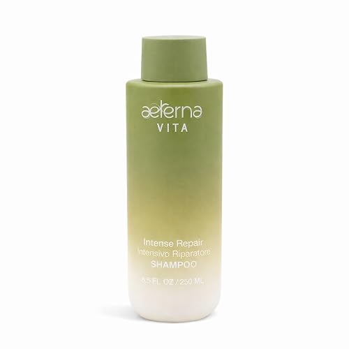 Aeterna VITA Intense Repair Keratin Shampoo for Dry Damaged Hair | Thyme, Ginseng Root Extract | Color-Safe - 250 ml Beauty & Personal Care Aeterna