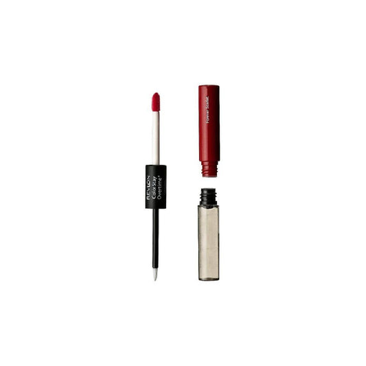 Revlon ColorStay Overtime Liquid Lip Color, Forever Scarlett [40] 0.07 oz (Pack of 3) Beauty & Personal Care REVLON