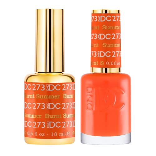 DND DC Gel Polish Set, Orange Collection, UV/LED GelPolish and Air Dry Nail Lacquer, Matching Chip-Free Polish Duo, 0.5 Fl Oz Each Beauty & Personal Care DAISY DND