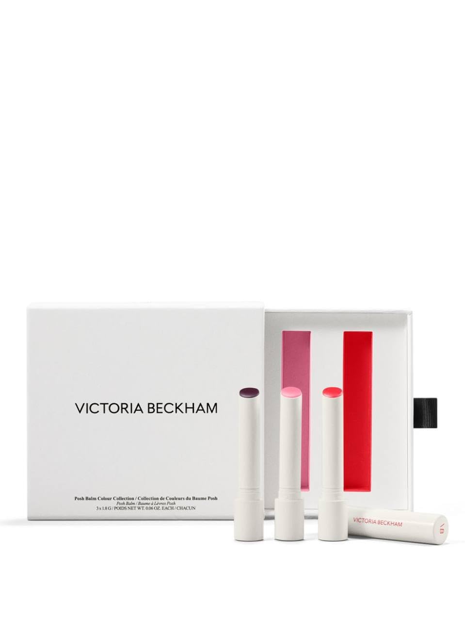 Victoria Beckham Posh Balm Colour Collection - Fleur, Colette, Cassis & Complimentary Sheet Masque Beauty & Personal Care Victoria Beckham