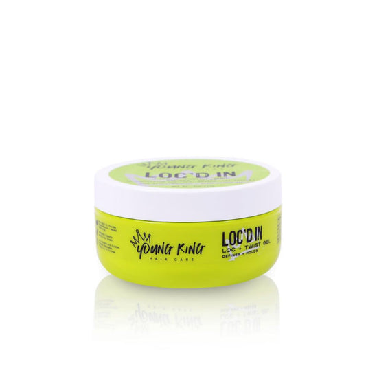 YOUNG KING HAIR CARE Loc & Twist Gel | Strong & Firm Hold, Smooths & Tames Frizz | No Flaking or Residue | Lemongrass and Apple Cider Vinegar | Beauty & Personal Care YOUNG KING HAIR CARE