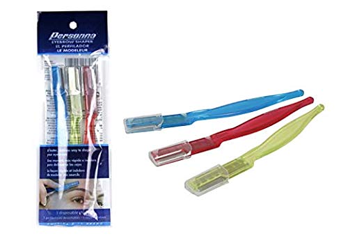 Easy! Fast! Personna Disposable Eyebrow Shapers 3 Each (Pack of 2) Beauty and Personal Care Personna