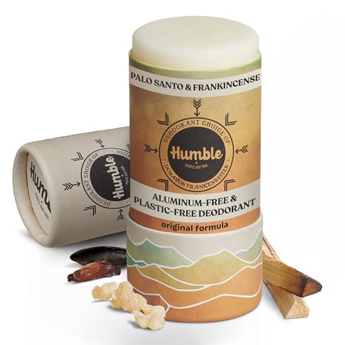 HUMBLE BRANDS Deodorant Stick, Palo Santo & Frankincense - Aluminum-Free Deodorant for Women & Men with Baking Soda, Essential Oils & Beeswax Beauty and Personal Care HUMBLE SIMPLE AND TRUE.