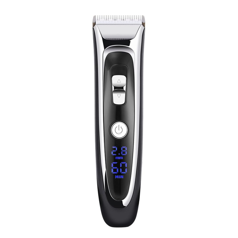 ZUIAI Professional Digital Trimmer Rechargeable Electric Hair Clipper Men's Cordless Haircut Adjustable Ceramic Blade RFC-688B 49 Beauty and Personal Care ZUIAI