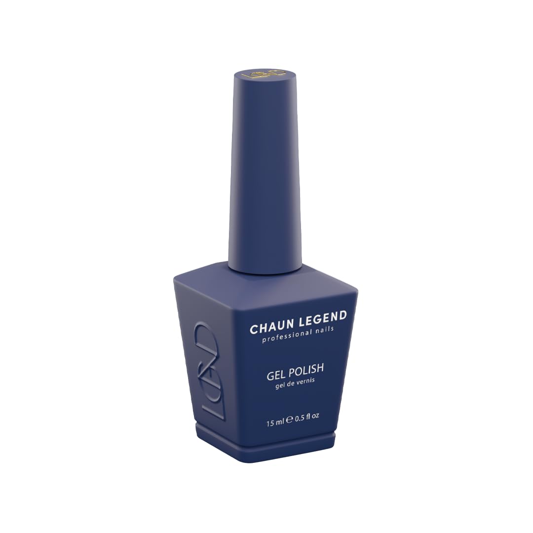 Chaun Legend Gel Nail Polish | Getting' Figgy With It LG5180 (cobalt navy) | Soak Off UV LED Cure Gel Polish High Gloss 15ml