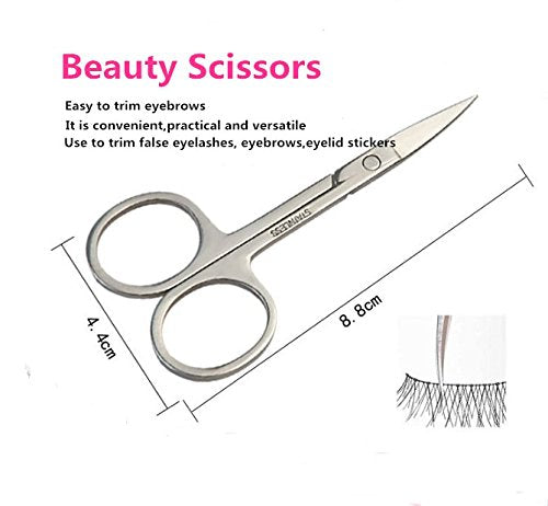 Yimart Professional Eyebrow Tweezer Set False Eyelash Extension Tool Kits Set Eyebrow Tweezers Eyebrow Trimmer Stainless Steel Eye Lashes Tweezers Beauty & Personal Care Yimart