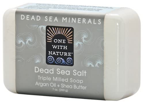 One With Nature Dead Sea Mineral Soap, Dead Sea Salt, 7-Ounces (Pack of 6) Beauty & Personal Care One With Nature