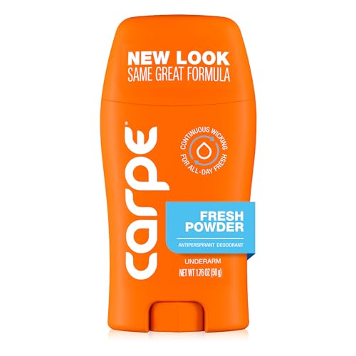 Carpe Underarm Antiperspirant Deodorant for Women and Men - Clinical Strength Deodorant for Women with 100 Hour Clinically Tested Sweat and Odor Beauty and Personal Care Carpe