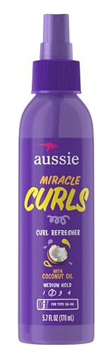 Aussie Miracle Curls Refresher 5.7 Ounce Pump (Maximum Hold) (170ml) (6 Pack) Beauty & Personal Care Aussie