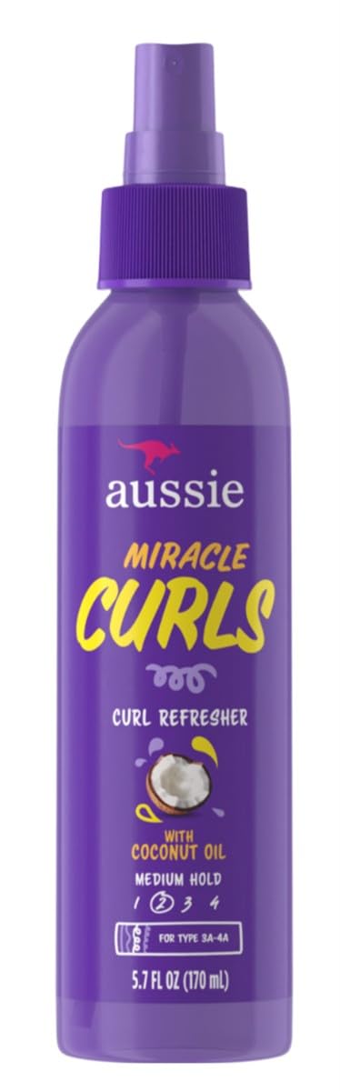 Aussie Miracle Curls Refresher 5.7 Ounce Pump (Maximum Hold) (170ml) (6 Pack) Beauty & Personal Care Aussie