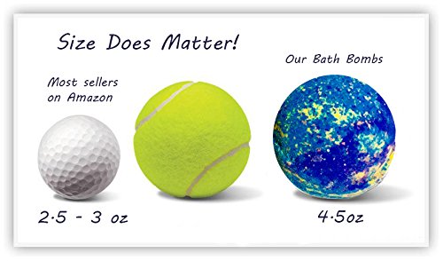 Bath Bombs for Kids with Surprise Inside - Organic, Gentle & Kid Friendly Bubble Bath Fizzies with Toys Inside. Spa Bath Fizz Balls Kit. Fizzy Balls Beauty and Personal Care Mineral Me California