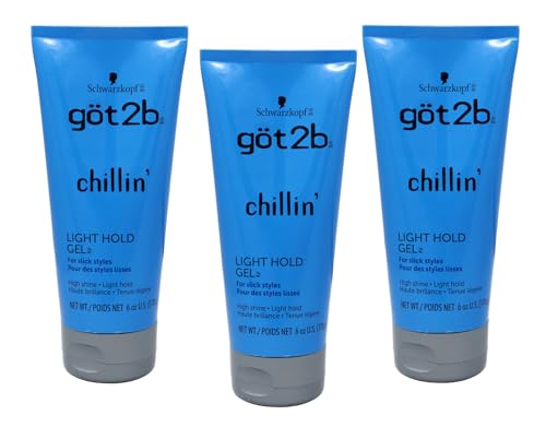 Got 2B Chillin Gel Light Hold 6 Ounce (Pack of 3) Beauty & Personal Care Got2B