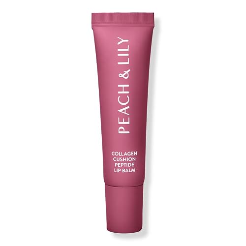 Peach & Lily Collagen Cushion Peptide Sugar Plum Lip Balm Beauty & Personal Care Peach & Lily