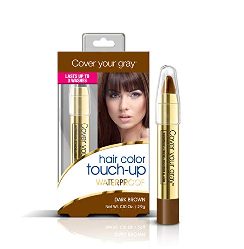 Cover Your Gray Waterproof Hair Color Touch-Up Pencil - Dark Brown Beauty & Personal Care Cover Your Gray