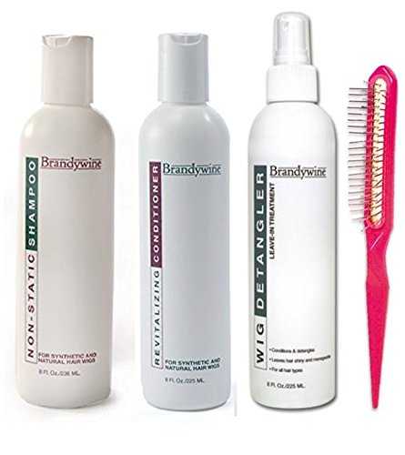 Brandywine Synthetic and Human Hair Care Products (8oz Shamp, Cond and Leave-In Detangler) Beauty & Personal Care Brandywine