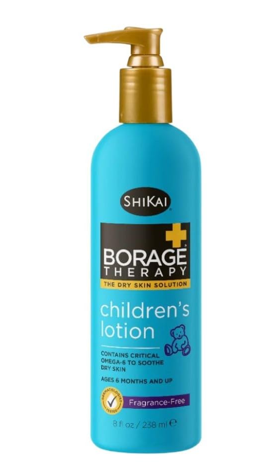 Shikai Borage Dry Skin Therapy Childrens Lotion - 8 Oz, 4 pack Beauty & Personal Care ShiKai