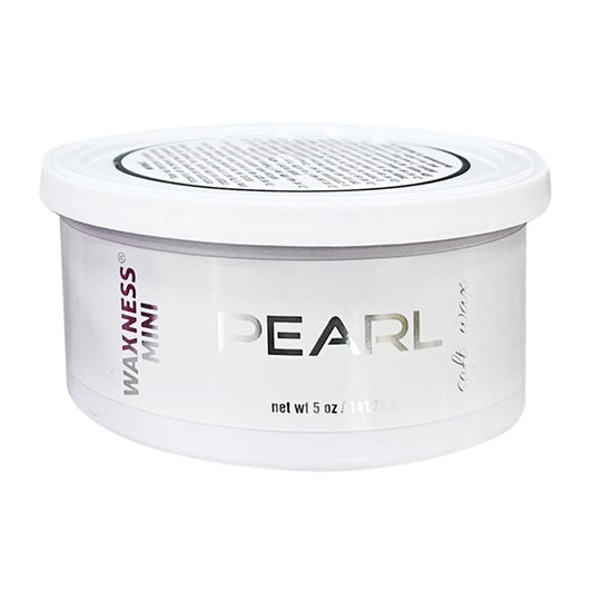 Waxness Pearl Hard Wax for Face & Eyebrows - 5 oz (140 g) Hard Wax with Creamy Texture and Pearly White Color, Use With Strips, Professional Use Beauty and Personal Care Waxness