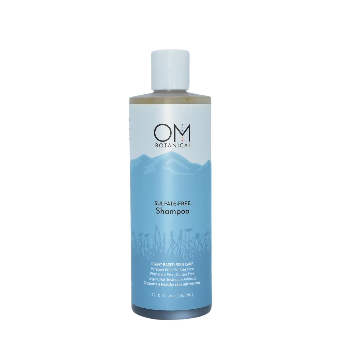 OM Botanical Best Sulfate-Free Organic Shampoo - Ayurvedic Soapnut, Shikakai, Fenugreek & Neem | Prevent Hair Loss, Color Safe Natural Vegan Hair Beauty & Personal Care OM Botanical