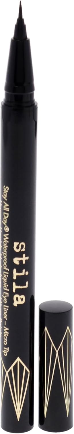Stila Stay All Day Waterproof Liquid Eye Liner Micro Tip - Intense Black - 0.016 Oz Eyeliner Beauty & Personal Care stila