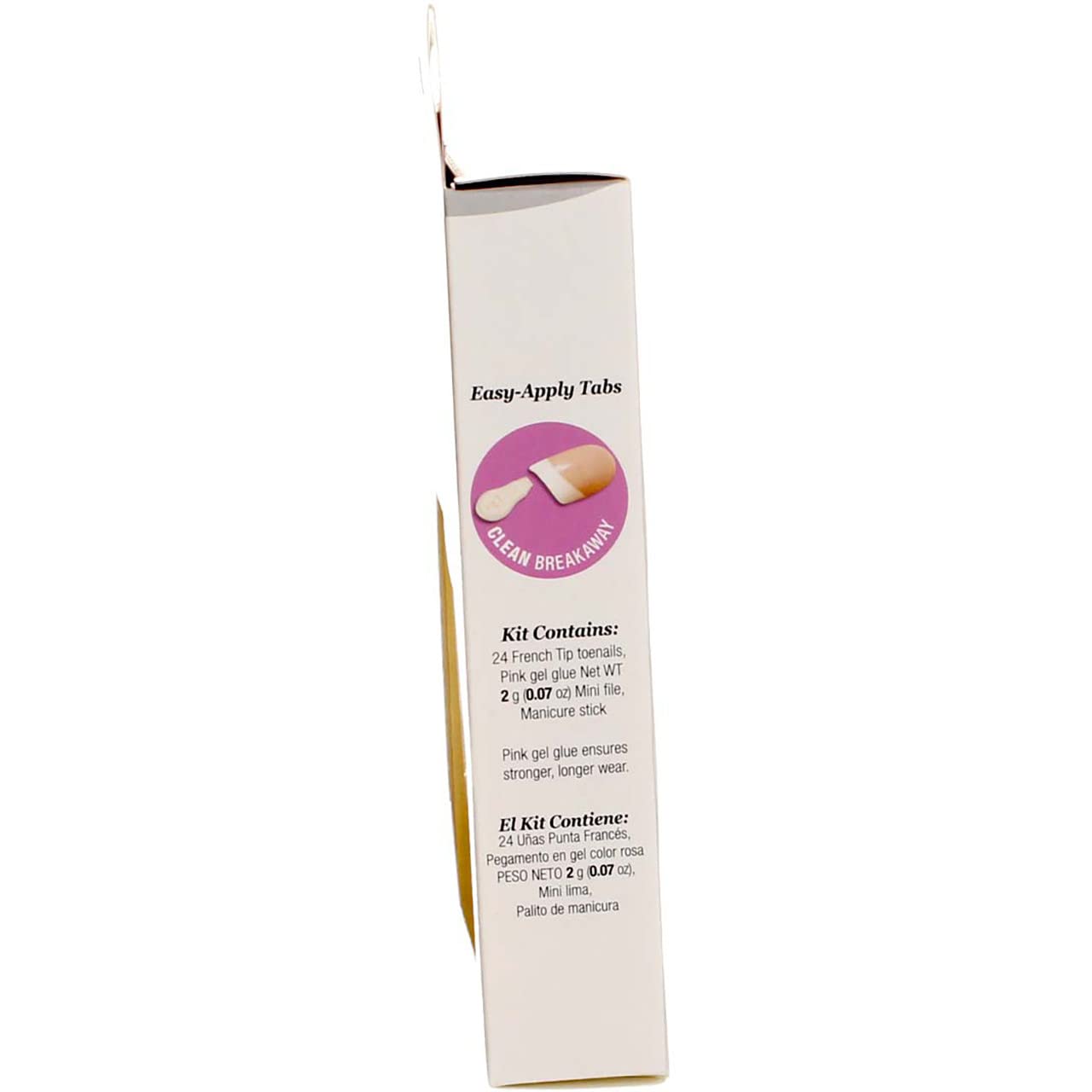 Kiss Everlasting French Toenail Kit Real Short 24 Nail (6 Pack) Beauty & Personal Care KISS