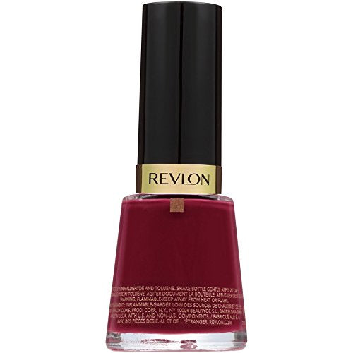 Revlon Nail Enamel, Chip Resistant Nail Polish, Glossy Shine Finish, in Plum/Berry, 620 Bewitching, 0.5 oz Beauty & Personal Care REVLON