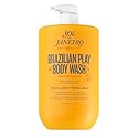 Sol de Janeiro Brazilian Play Moisturizing Shower Cream Gel Body Wash - 1L Jumbo Size with Pump Beauty & Personal Care Sol de Janeiro