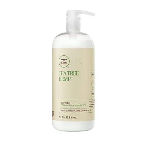 Tea Tree Hemp Restoring Conditioner & Body Lotion, 2-in-1 Hydration, For All Hair Types, 33.8 fl. oz. Beauty & Personal Care Tea Tree