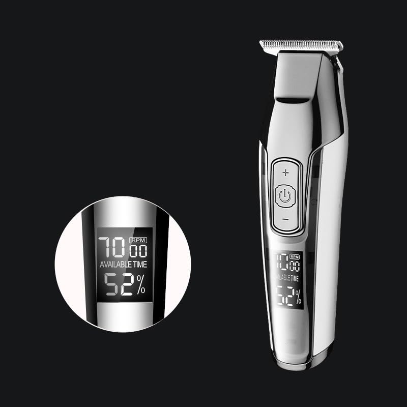 NSUQOA JSEIAJB Silent Noise Reduction LED Power Digital Display Charging Engraving Electric Scissors Beauty and Personal Care NSUQOA