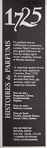 Histoires de Parfums 1725 Eau De Parfum Spray,4 Fl Oz Beauty & Personal Care Histoires de Parfums