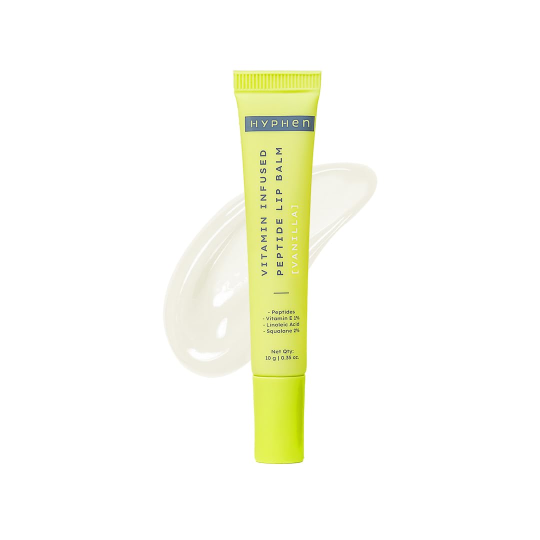 Hyphen-Vitamin Infused Peptide Lip Balm-Vanilla for Dry & Chapped Lips - Hydrating & Moisturizing Lip Balm for Unisex - for Dark Lips - Smoothen Lips Beauty and Personal Care Hyphen
