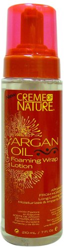 Creme Of Nature Argan Oil Foaming Wrap Lotion (Pack Of 12) Beauty & Personal Care Creme of Nature