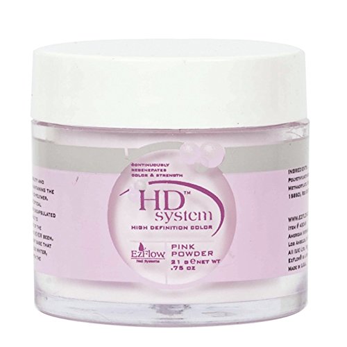 EZ Flow High Definition Pink Powder False Nails, 0.75 Ounce Beauty & Personal Care EzFlow
