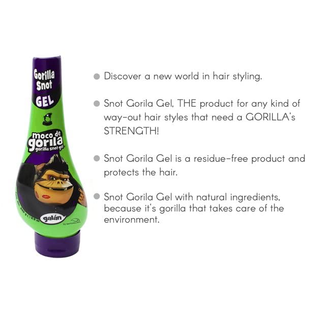 MOCO DE GORILA Strong Hold Gel, 11.99 oz (Pack of 4) Beauty & Personal Care Moco de Gorila