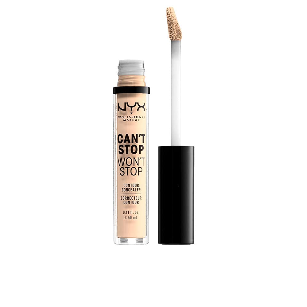 NYX PROFESSIONAL MAKEUP Can't Stop Won't Stop Contour Concealer, 24h Full Coverage Matte Finish - Pale Beauty & Personal Care NYX PROFESSIONAL MAKEUP