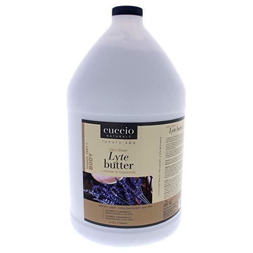 Cuccio Naturale Lyte Ultra-Sheer Body Butter - Replenishing Scented Moisturizer Cream - All Natural, Cruelty-Free Formula - Lavender And Chamomile - 1 Beauty & Personal Care Cuccio