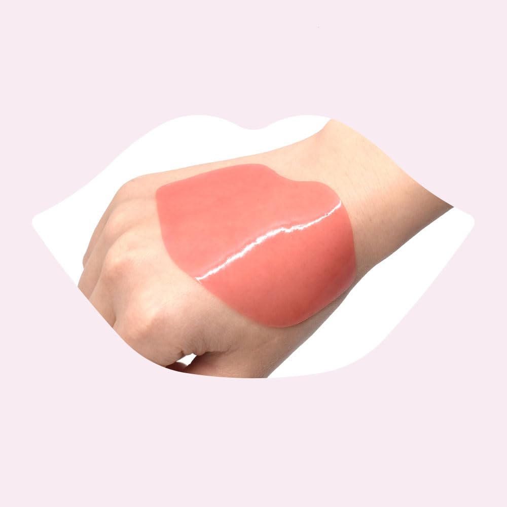 PRETTYSKIN Rose Hydrogel Lip Mask (20 Sheets) - Nourishing Lip Patch with Rosa Centifolia & Castor Seed Oil for Hydration, Elasticity, and Vitality Beauty and Personal Care PRETTYSKIN
