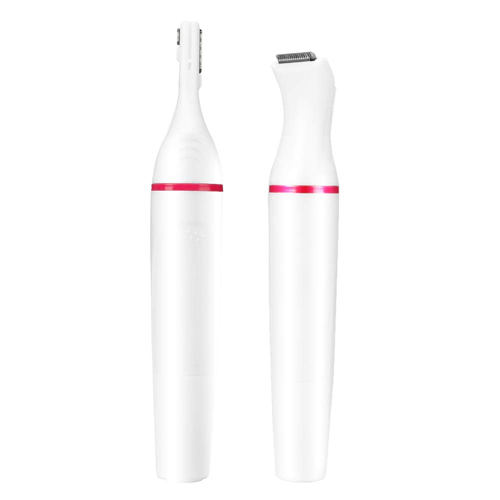 4-in-1 Electric Women Hair Shaver, Shaver Eyebrow Nose Bikini Hair Trimmer-Not Included Battery Beauty and Personal Care Brrnoo