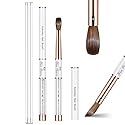 Shine Chance Acrylic Nail Brush Size 8, 100% Real Kolinsky Art Nail Brush for Acrylic Powder Application, Handmade Women Manicure Nail Extension Tool Beauty & Personal Care Shine Chance