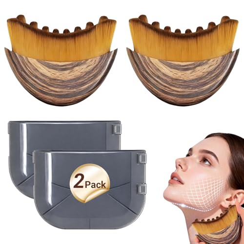 Lymphatic Drainage Massager Face Brush, Lymphatic Contour Face Brush to Sculpt Jawline & Reduce Puffiness Double Chin Reducer, Improves Skin Glow Beauty & Personal Care Sutrtcosg