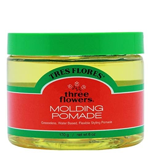 Three Flowers Molding Mens Pomade - Water-Based, Non-Greasy Hair Pomade for Men, Classic Hair Styling for Shape & Mold, 6 oz Beauty & Personal Care Three Flowers